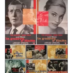 La guerre est finie (War Is Over) Italian fotobusta movie poster set - illustraction Gallery