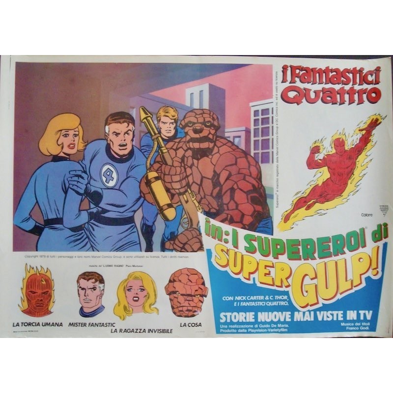 Supergulp: Fantastic Four (fotobusta 1)