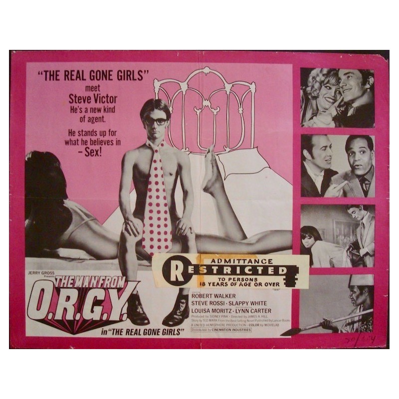 Man From ORGY (half sheet)