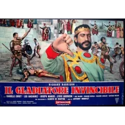 The Invincible Gladiator Italian fotobusta poster -Illustraction Gallery