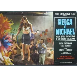 Michael and Helga Italian fotobusta poster - Illustraction Gallery