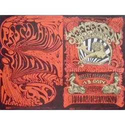 BG142-143: Jefferson Airplane (Postcard)