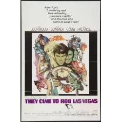 They Came To Rob Las Vegas one sheet movie poster - illustraction Gallery