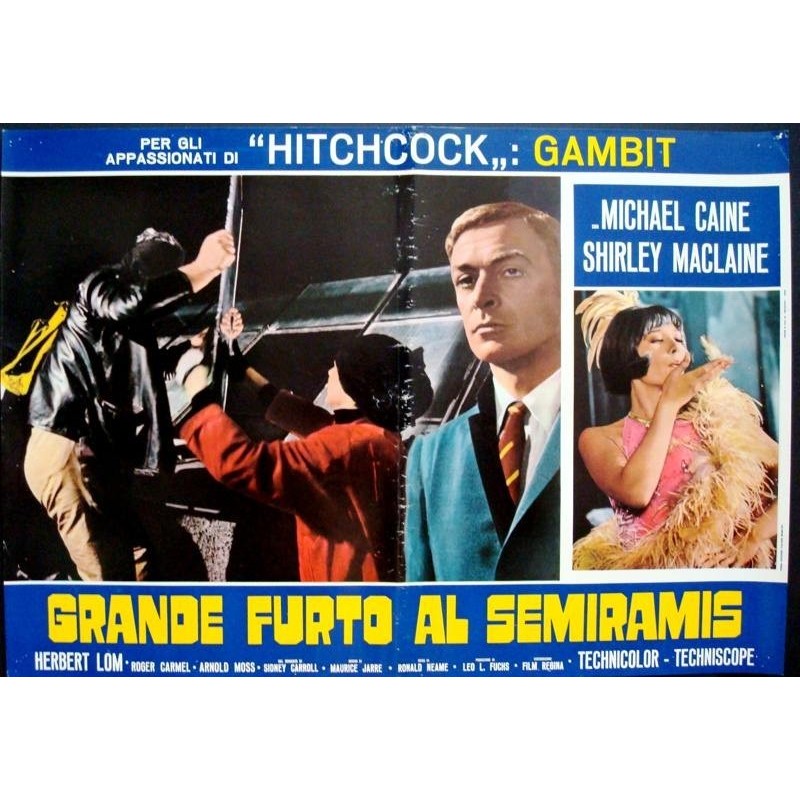 Gambit Italian fotobusta movie poster set - Illustraction Gallery