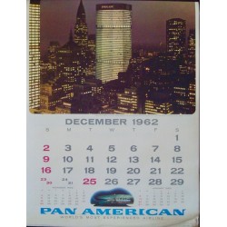 Pan Am Calendar 1962