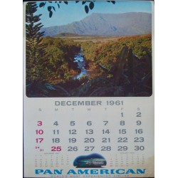 Pan Am Calendar 1962