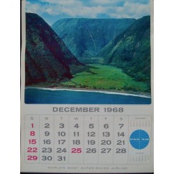 Pan Am Calendar 1968