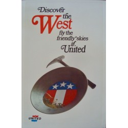 United Airlines Discover The West (1967 - LB)