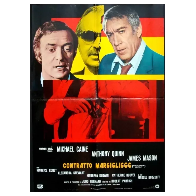 The Marseille Contract Italian movie poster - illustraction Gallery