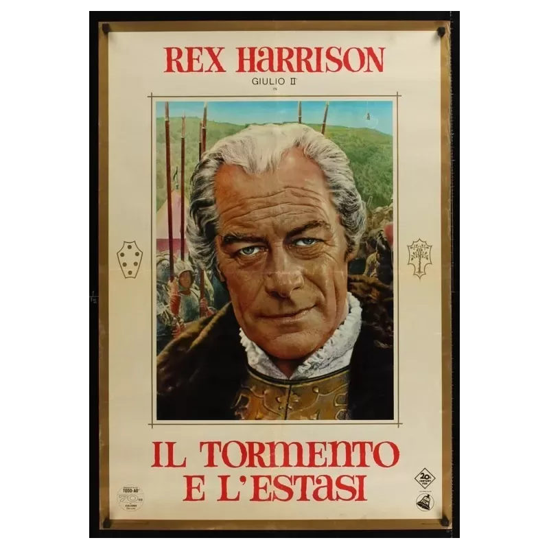 The Agony and The Ecstasy Italian movie poster - Illustraction Gallery