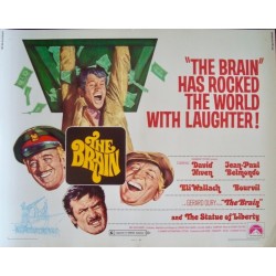 Le cerveau (The Brain) half sheet movie poster - illustraction Gallery