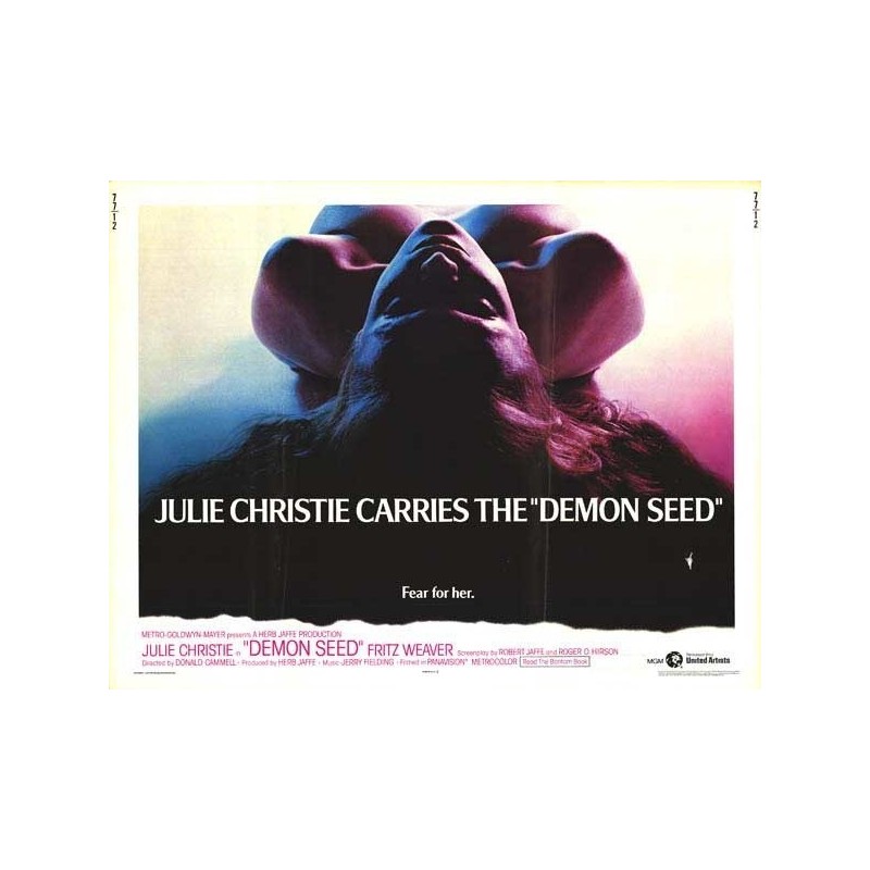 Demon seed Julie Christie Horror movie poster print 