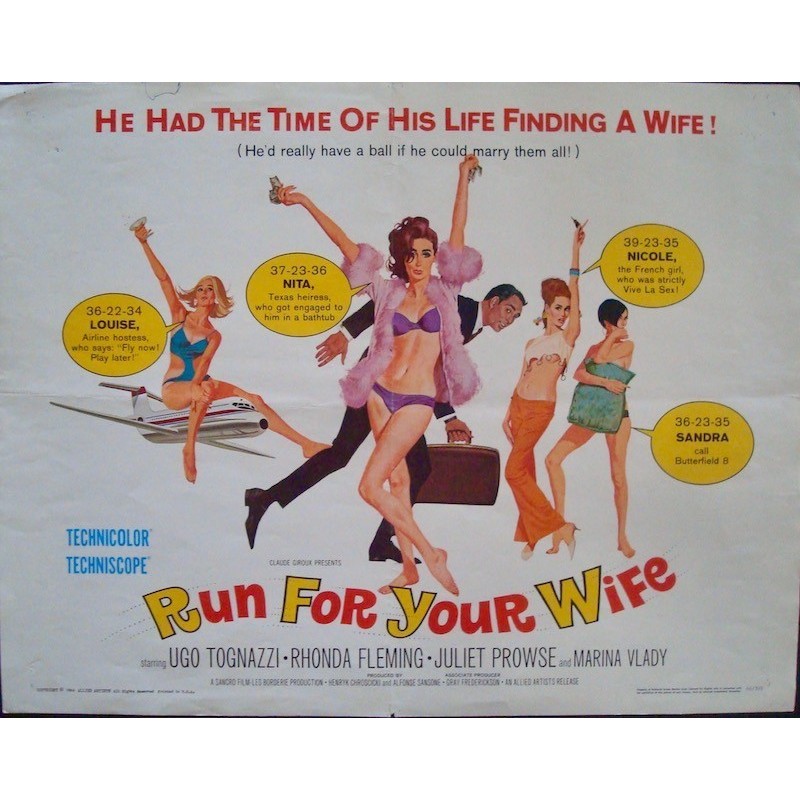 Run For Your Wife (half sheet)