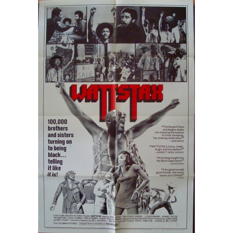 Wattstax one sheet movie poster - illustraction Gallery