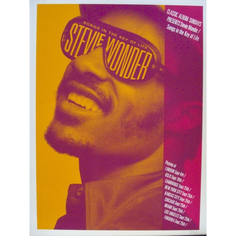 Stevie Wonder Songs In The Key Of Life Limited Edition Print Illustraction Gallery