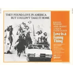 Un homme qui me plait (Love Is A Funny Thing) half sheet movie poster - Illustraction Gallery