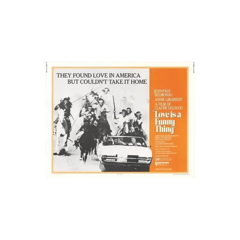 Un homme qui me plait (Love Is A Funny Thing) half sheet movie poster - Illustraction Gallery