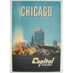 Capital Airlines Chicago (1958 - LB)