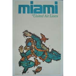 United Airlines Miami (1967 - LB)