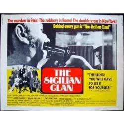 Le clan des siciliens (The Sicilian Clan) half sheet movie poster- Illustraction Gallery