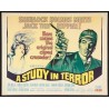A Study In Terror half sheet movie poster - Illustraction Gallery