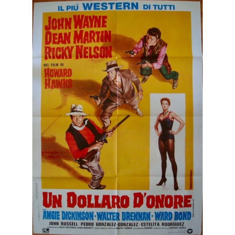 Rio Bravo Italian Movie Poster Illustraction Gallery