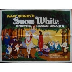 Snow White And The Seven Dwarfs (British Quad)