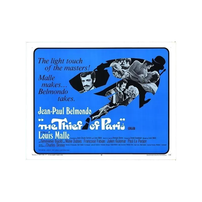 Le voleur (The Thief Of Paris) half sheet movie poster - Illustraction Gallery