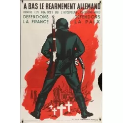 A bas le rearmement allemand