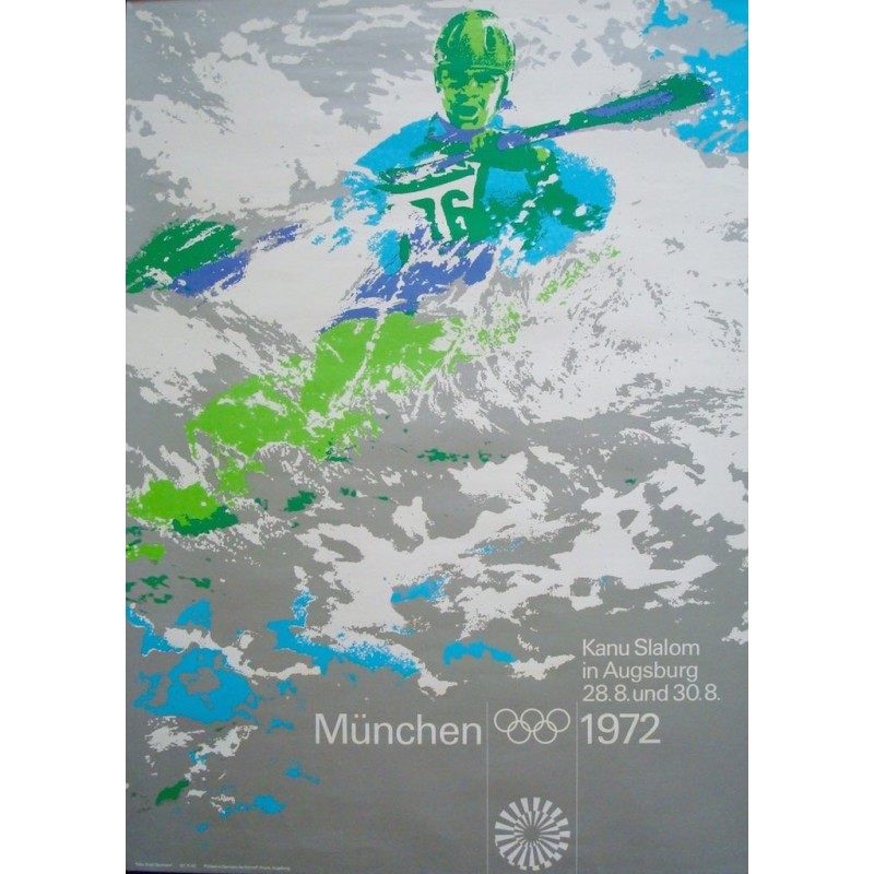Munich 1972 Olympics Canoeing
