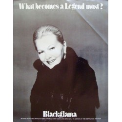 Blackglama Joan Fontaine