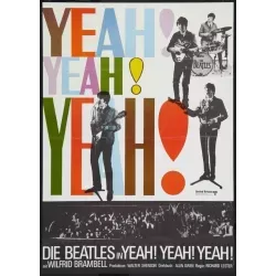 A Hard Day's Night German movie poster - illustraction Gallery