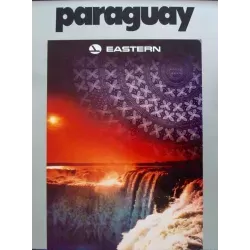 Eastern Airlines Paraguay 1985 vintage travel poster - Illustraction Gallery