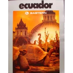 Eastern Airlines Ecuador 1985 vintage travel poster - Illustraction Gallery