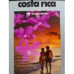 Eastern Airlines Costa Rica 1985 vintage travel poster - Illustraction Gallery