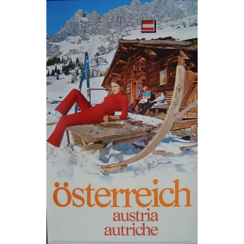 Austria: Osterreich Woman in Red (1972)