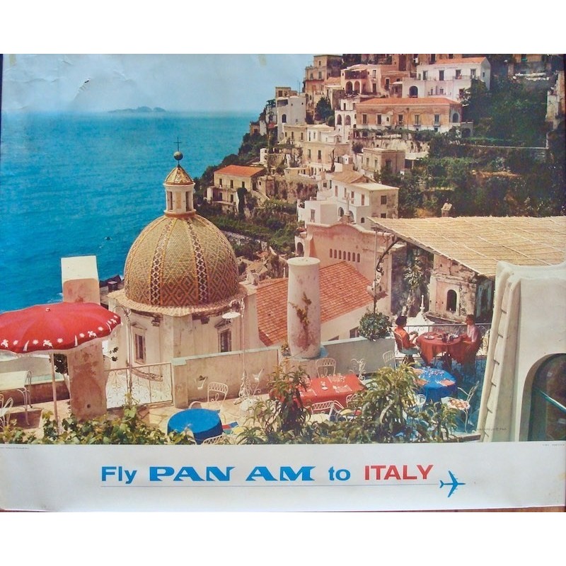 Pan Am Italy Positano (1965)