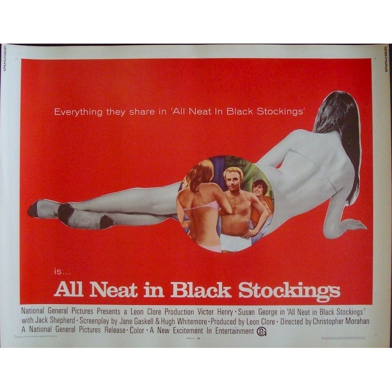 All Neat in Black Stockings (half sheet)