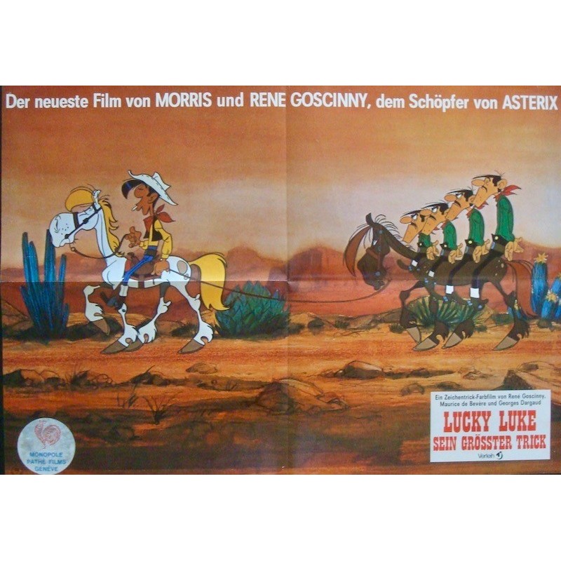Lucky Luke La Ballade Des Dalton German Movie Poster Illustraction Gallery
