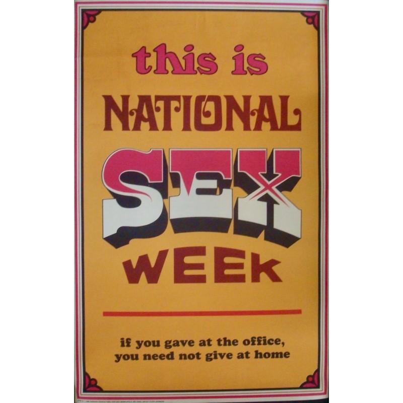 This Is National Sex Week (Pandora 1967)