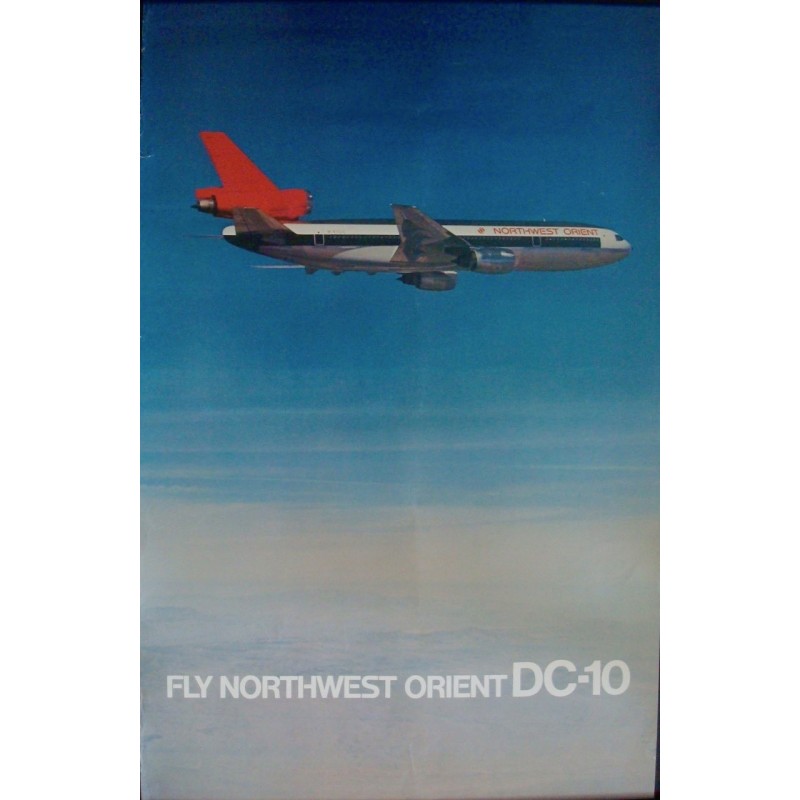 Northwest Orient Airlines Fly DC 10 (1972)
