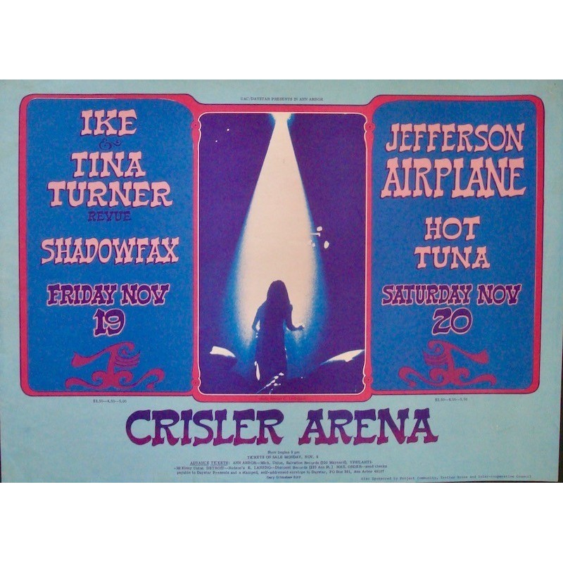Ike and Tina Turner and Jefferson Airplane: Ann Arbor 1971