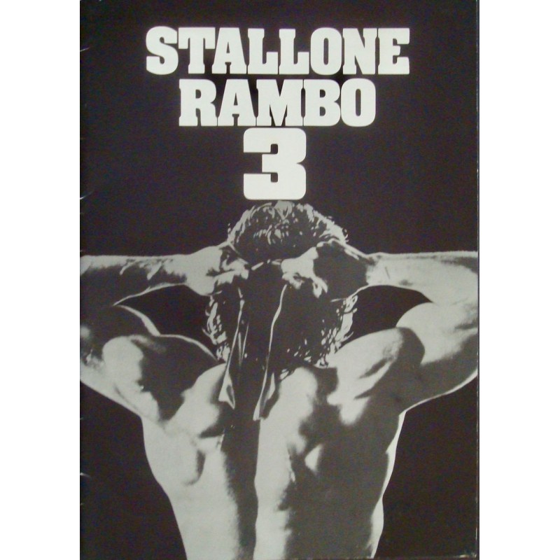 Rambo 3 (Japanese Press Book)