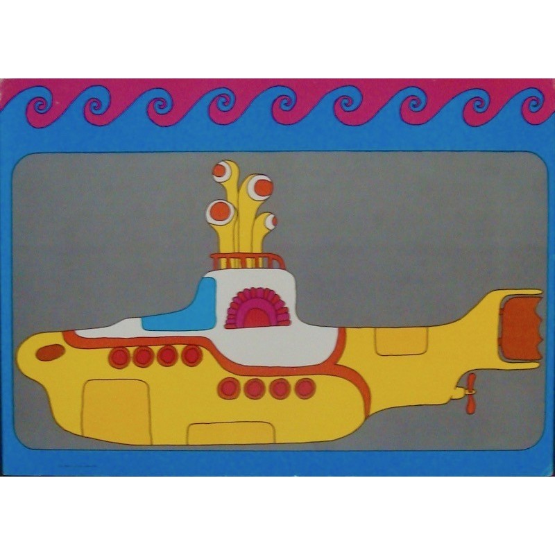 Yellow Submarine set of 6 British cards - illustraction Gallery