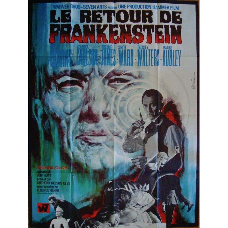 Frankenstein Must Be Destroyed (French Grande)