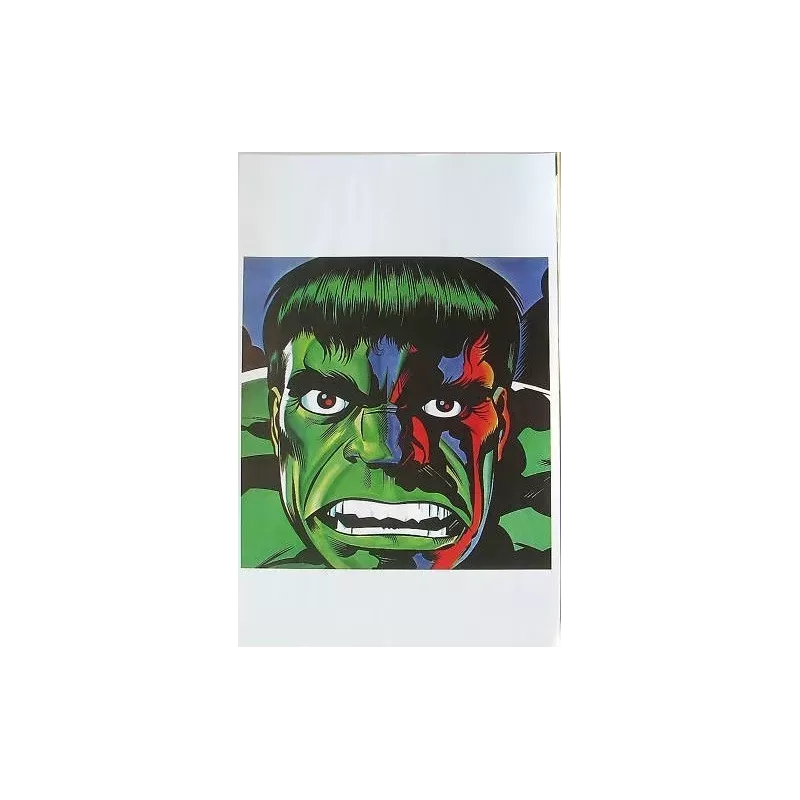 Hulk Close-up print by Jack Kirby