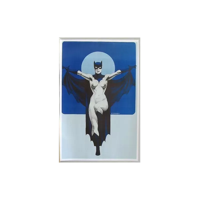 Supergirls Bat Babe print by Jim Steranko - illustraction Gallery