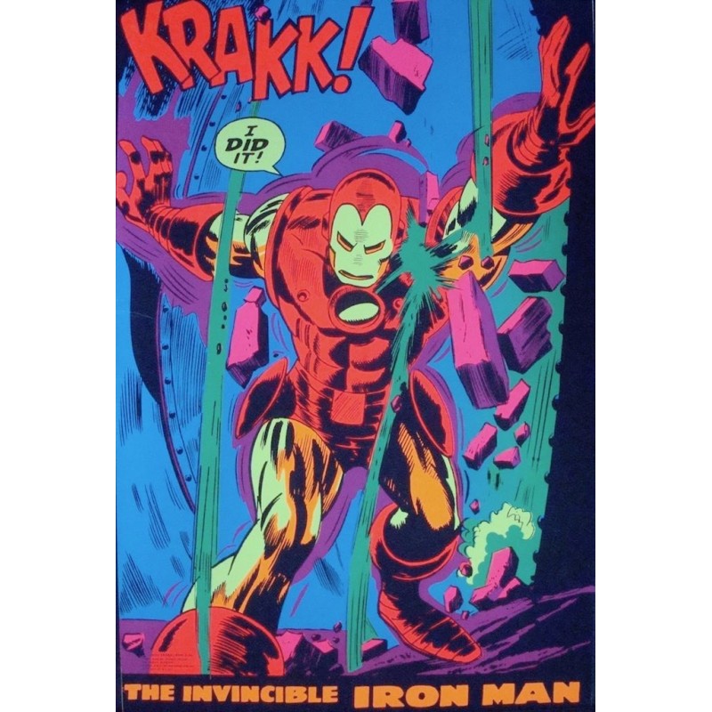 Iron Man - Krakk (Marvel black light poster-5)