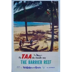 Trans Australia Airlines The Great Barrier Reef (1958 - LB)