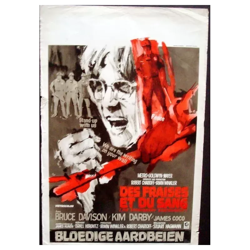 The Strawberry Statement Belgian poster - Illustraction Gallery